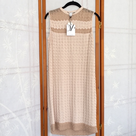 Diane Von Furstenberg Dresses & Skirts - Diane Von Furstenberg DVF "DAYO" nude color dress